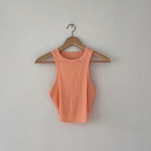 Wild Fable Crop Top Ribbed Scoop Tank Beach Coastal Tee